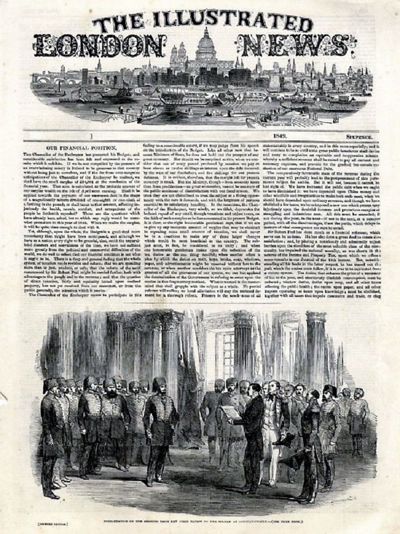 Herbert Ingram published the first edition of The Illustrated London News on Saturday 14 May 1842.