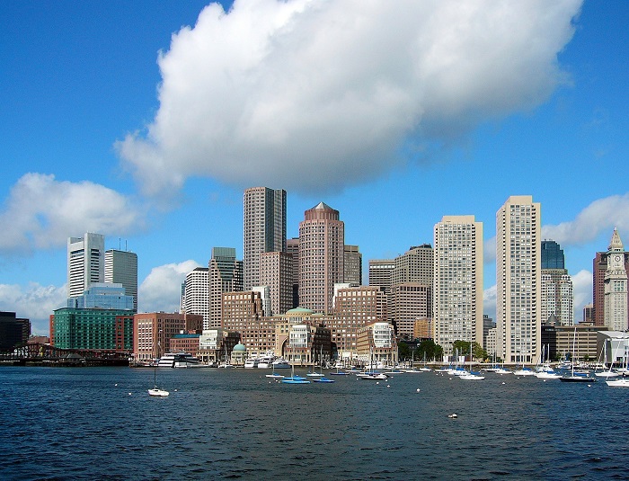 an image of Boston Massachusetts skyline