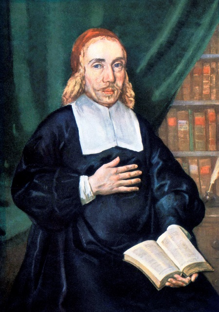 a portrait of Reverend John Cotton
