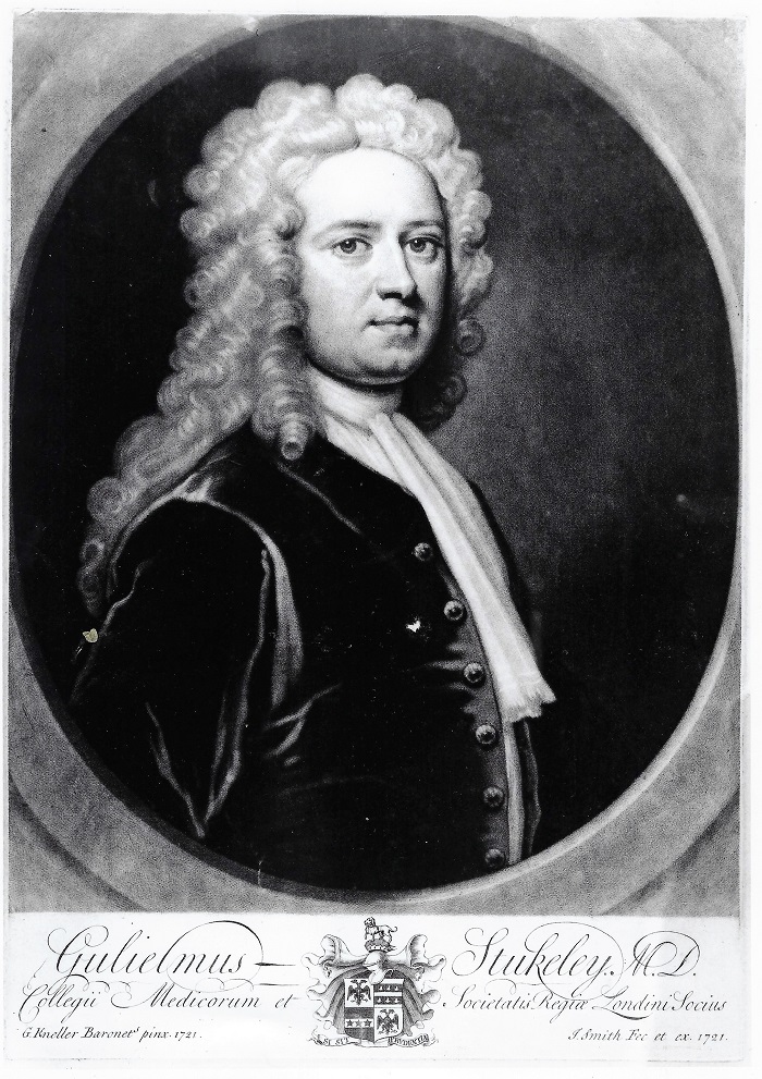 a portrait of William Stukeley